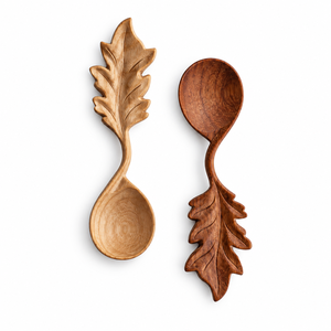OEM <b>Wooden</b> Special Spoon Kitchen <b>Utensil</b> Spices Small Spoon Customs Carve <b>Cooking</b> Spoon - Product Image 1