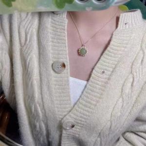 Collar de Perlas de Agua Dulce Xiuyu Versátil y Elegante, Diseño de Girasol, Plata de Ley 925, Inspirado en la Naturaleza - Product Image 1