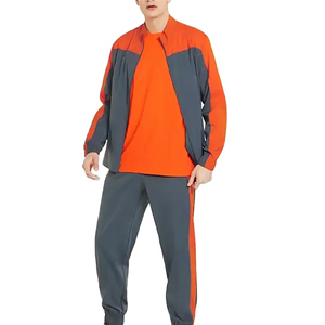 Conjuntos Deportivos Vintage con Estilo para Hombre, Chaqueta Cortavientos y Pantalones con Cierre de Cordón, Transpirables, de Nailon, para Entrenamiento al Aire Libre, Ropa Casual 2026 - Product Image 1
