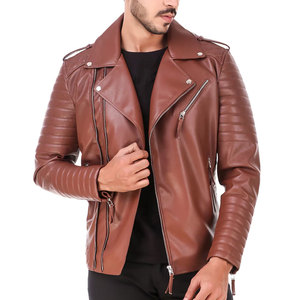 Chaqueta de cuero para hombre a bajo precio, talla grande, informal, de cuero genuino, a la moda, para invierno, hecha en Pakistán. - Product Image 1