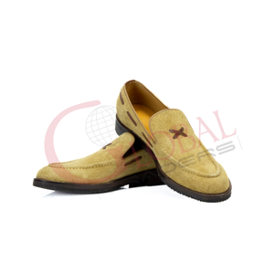 รองเท้าโลฟเฟอร์หนังแท้สไตล์เรโทรลำลองสำหรับผู้ชาย รุ่นใหม่ปี 2026 แฟชั่นทำมือ พร้อมโลโก้ สำหรับฤดูใบไม้ร่วง - Product Image 2