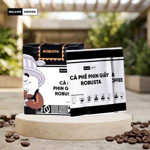 กาแฟโรบัสต้าเวียดนาม Easy Brew แบบซอง 10 กรัม คั่วแบบสมดุล พร้อมดริปฟิลเตอร์แบบพกพา ขายส่ง/OEM - Product Image 3