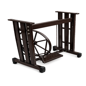 Support de machine à coudre portable avec structure métallique robuste et pédale, idéal pour les ateliers de couture et l'usage domestique - Product Image 5