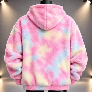 Sweat à capuche oversize pour homme en tissu éponge à motif de dessin animé personnalisable, 460 g/m², épais, vêtements de sport d'hiver respirants, 100 % coton polyester - Product Image 3