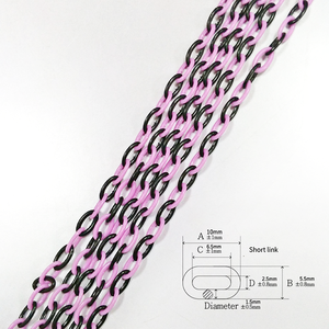 Vente chaude 1.5mm Chaînes de pantalons en plastique Taille personnalisable Résistant aux produits chimiques et sécurité assurée - Product Image 4
