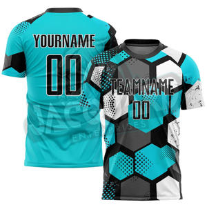 Uniforme de Fútbol de Alta Calidad Sublimado, Uniforme de Fútbol Personalizado, Uniforme de Fútbol de Tela de Poliéster de Alta Calidad - Product Image 3