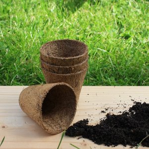 Seed germination <b>plant</b> grow pots coco coir pot kits coconut fiber <b>basket</b> <b>for</b> hydroponic <b>plants</b> - Product Image 5