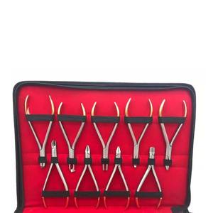 18 Pcs Manual Dental Orthodontic Tools Set Stainless Steel Orthodontic Pliers Archwire <b>Instruments</b> Dentist Kit By Grip Surgical - Product Image 3