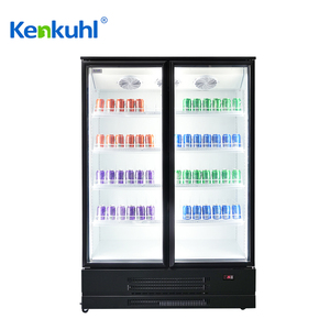Kenkuhl cửa đôi dọc thẳng đứng trưng bày đồ uống mát siêu thị thương mại cửa hàng tiện lợi trưng bày - Product Image 5