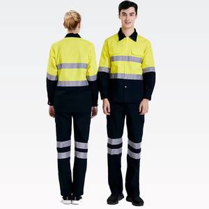 Ropa de Trabajo de Alta Visibilidad, Transpirable, para la Industria y Talleres, con Franjas Reflectantes, Uniforme de Trabajo - Product Image 2