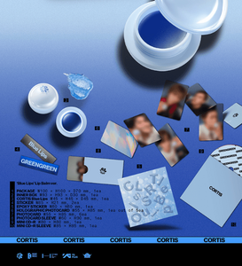 CORTIS, segundo EP [GREENGREEN] (versión bálsamo labial 'Blue Lips') (Cd) Música Pop Coreana en Coreano para Todas las Edades, Papel y Plástico, BW-213 - Product Image 3