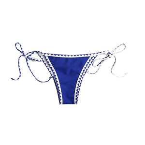 Top Quality Contrast Color Women's <b>Bikinis</b> <b>Set</b> For Classic Design Soft Fabric New Arrival Two Piece Swimsuit Bathing Suits - Product Image 6