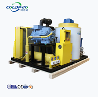Machine à glace en flocons COLDPRO Snow Flakes, machine à glace pilée 5 tonnes/24h, unité principale