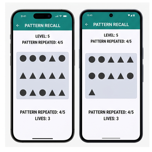 Aplicación RoyalCraft Memory Booster: ejercicios cerebrales, entrenamiento de memoria, mejora de la concentración y juegos mentales para iOS/Android/Mac - Product Image 3