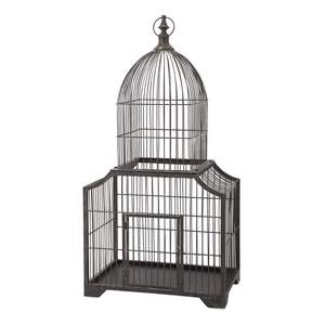 Cage à oiseaux en métal robuste avec plateau amovible, grande taille, pour usage intérieur/extérieur, pour oiseaux de compagnie. - Product Image 5