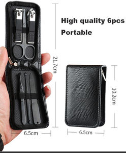 10pcs DANTRIC IMPLANTS Professional <b>Manicure</b> Pedicure <b>Kit</b> Stainless Steel Tools 7 1 Nail Clipper Customizable Colors Logo OEM - Product Image 3