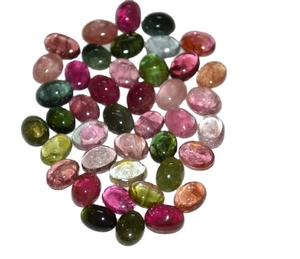 Hình bầu dục Cabochon 3x5 mét tự nhiên đa Tourmaline đá quý 100% màu sắc tự nhiên vivaaz đá quý AAA + lớp xử lý nhiệt IGI đồ trang sức làm - Product Image 6