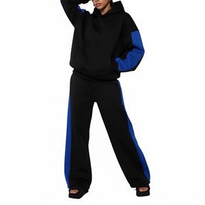 Sudadera con capucha de lujo para mujer, con logotipo personalizado, de alta calidad, ligera, informal, para entrenamiento deportivo, estilo oversized. - Product Image 1