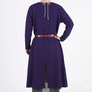 Túnica Medieval de Lana de Manga Larga para Hombre y Mujer, Disfraz Vikingo para Ferias Renacentistas, Ropa para Reenactaciones y Fiestas Temáticas - Product Image 2