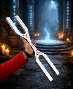 ส้อมปรับเสียงขนาดใหญ่พร้อมกุญแจ DnA ค่าความถี่ D288hz และ A432hz พร้อมตัวตีเสียง บรรจุภัณฑ์เดี่ยว - Product Image 3