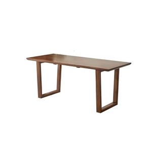 Mesa de Centro Moderna de Estilo Industrial con Tapa de Madera de Mango en Espiga |   Muebles de Salón con Patas Metálicas en Forma de X, Diseño Minimalista - Product Image 1