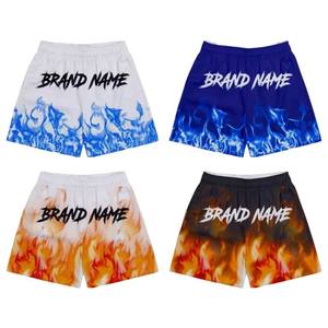 Sublimation Eco-Friendly Casual Quick Dry <b>Men</b> <b>Mesh</b> <b>Shorts</b> Custom High Quality 100% Polyester Drawstring Closure Pattern Logo - Product Image 2