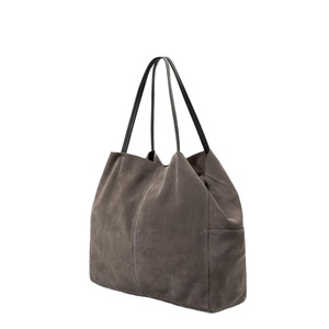 Lightweight Women's Shopping Bags Black Color Eco Friendly & Water Resistance 100% Leather Handbags Made In India - Product Image 1