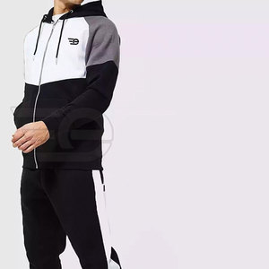 Survêtements décontractés d'hiver pour hommes avec cordon de serrage et capuche, 100% coton, légers, respirants, pour la course à pied, la gym, le fitness et l'entraînement en plein air - Product Image 3