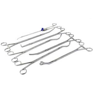 Conjunto de instrumentos para toracoscopia, herramientas quirúrgicas mínimamente invasivas para procedimientos torácicos, pulmonares y de tórax. - Product Image 1
