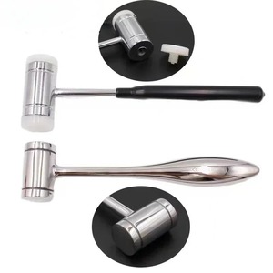 1 ud. Martillo dental manual de doble cabeza de nailon y acero inoxidable para extracción quirúrgica de dientes, instrumento de autoclave para dentistas - Product Image 1