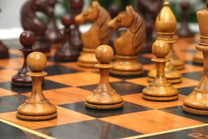 ILAHI's Eco-Friendly Rustic Polished Rectangle <b>Chess</b> <b>Board</b> Game 100% Handmade Pure Wood Animal/Love Style Customized Size <b>Chess</b> - Product Image 2