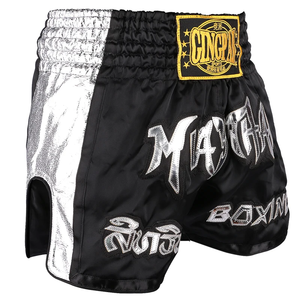 Pantalones Cortos de Muay Thai con Bordado, Pantalones Cortos de Boxeo Tailandés para Hombres, Mujeres y Niños, Ropa de Satén para BJJ MMA, Gimnasio, Grappling, Lucha en Jaula, Kickboxing - Product Image 5