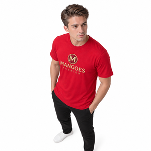 เสื้อยืดระบายอากาศดี น้ำหนักเบา 180 กรัม ผ้าคอตตอนเจอร์ซีย์ ปักโลโก้ ทรงหลวม แขนสั้น ใส่สบายทุกวัน ลดราคาพิเศษ - Product Image 1