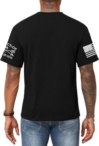 Camiseta Nueva de Cuello Redondo para Hombre, Mezcla de Algodón y Elastano, Secado Rápido, Transpirable, Ecológica, Informal, para Verano - Product Image 4
