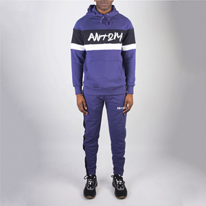 Conjunto de Sudadera con Capucha y Pantalones Deportivos de Algodón Grueso Lavado al Ácido, 2 Piezas, Trajes Deportivos Vintage Lisos para Hombre - Product Image 4