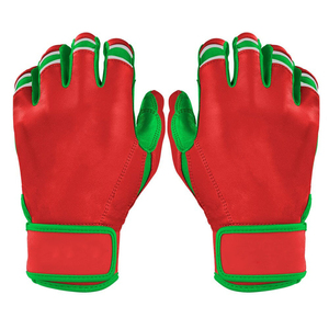 New Latest Design Unique Color Combination Short Cuff Digital Leather Best Softball Baseball Batting <b>Gloves</b> All Size <b>Gloves</b> - Product Image 1