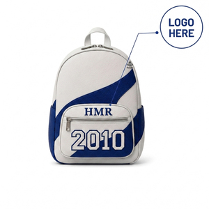 Sacs personnalisés avec logo pour vêtements maçonniques unisexes, tenues de sororité et de fraternité, vêtements grecs, imprimés par transfert thermique bleu et blanc - Product Image 1