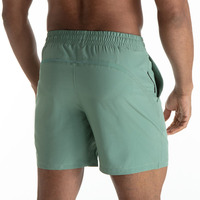 Shorts décontractés d'été pour hommes, écologiques, respirants, anti-plis, séchage rapide, en Spandex/Nylon, avec cordon de serrage, taille mi-haute, pour la gym, le fitness et la course à pied