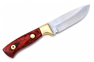 Wholesale Handcrafted Fixed Blade Steel <b>Craft</b> <b>Tool</b> with Brass Bolster Utility <b>Tool</b> with Rosewood Handle - Product Image 5