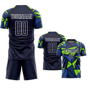Uniformes de Fútbol Personalizados al por Mayor, Uniformes de Fútbol Transpirables y Cómodos con Sublimación, Uniformes de Fútbol Personalizados para Equipos, OEM de Alta Calidad - Product Image 4