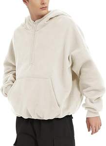Prix de gros – Sweat à capuche zippé pour homme 400 g/m² en molleton épais coton-polyester, personnalisable avec logo, hiver – Pakistan Micah Corp - Product Image 2