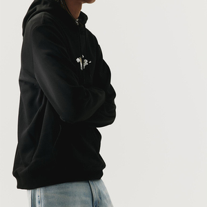 Vente en gros de sweats à capuche unisexes surdimensionnés en tissu polaire de haute qualité, personnalisables avec logo, 100% coton, avec poche - Product Image 1
