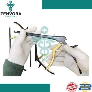 Pinza Kerrison manual de acero inoxidable alemán para neurocirugía y ortopedia, instrumento quirúrgico de 1mm/5mm con mordida ascendente/descendente ZENVORA - Product Image 2