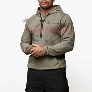 Sudadera con capucha para mujer, color sólido, 100% poliéster, transpirable, informal, para hombre, a precio de mayoreo. - Product Image 1