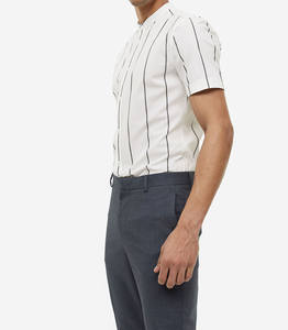 เสื้อเชิ้ตแขนสั้นลำลองแบบใหม่มาถึงแล้ว ราคาถูก ผ้าฝ้าย 100% ติดกระดุม รับสกรีนโลโก้บนเสื้อ - Product Image 2