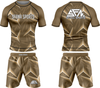 Nouveauté : Ensemble Rashguard Homme Sans Gi, T-shirt de Compression à Manches Courtes et Short de Boxe, Tenue de Combat en Spandex/Polyester Respirant