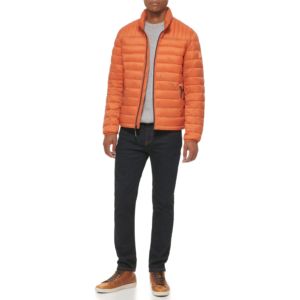 Down Coat Puffer <b>Jacket</b> Classic Casual Warm Hooded Puffer <b>Jacket</b> with Stand Collar Front Logo <b>Men</b> High Quality Puffer <b>Jacket</b> - Product Image 2