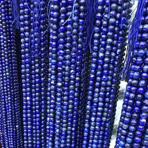 Top vendita all'ingrosso blu 8 MM lapislazzuli perline di pietra filo di gioielli che fanno a mano pietre pietre preziose perline sfaccettate perline