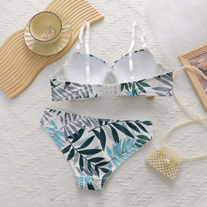 Fashion Womens Plaid Bikini Set Soft Stretch Two Piece Swimsuit Summer Vacation Beachwear For Women - Product Image 3