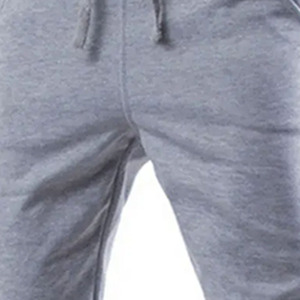 <b>Men's</b> Gray Sweatpants Elastic Waist Drawstring Side Stripe Casual <b>Joggers</b> Knitted Breathable Autumn Wear - Product Image 6